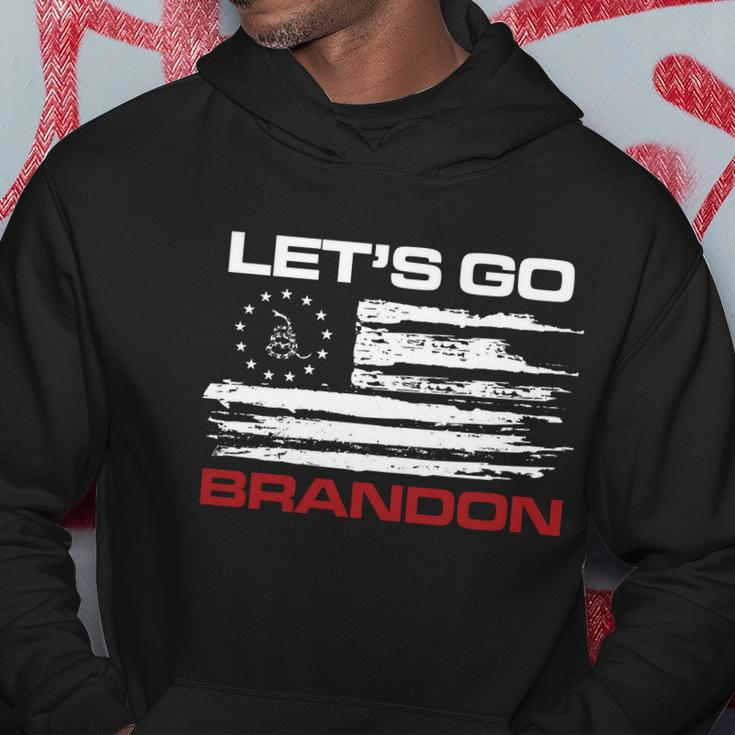 Lets Go Brandon Let Go Brandon Fjb Funny Fjb Fjb Funny Brandon Flag Funny Hoodie Unique Gifts