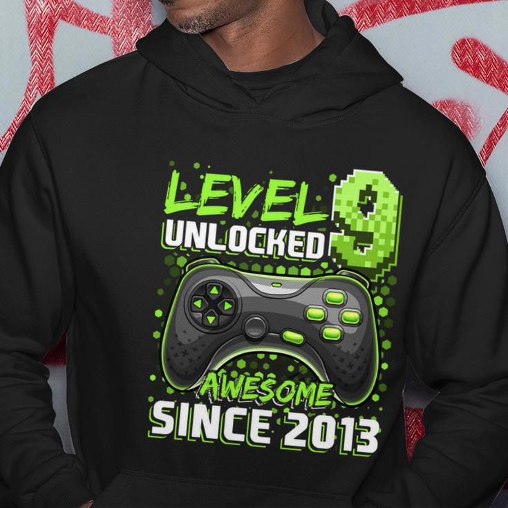 Level 9 Unlocked Awesome 2013 Video Game 9Th Birthday Gift V2 Hoodie Unique Gifts