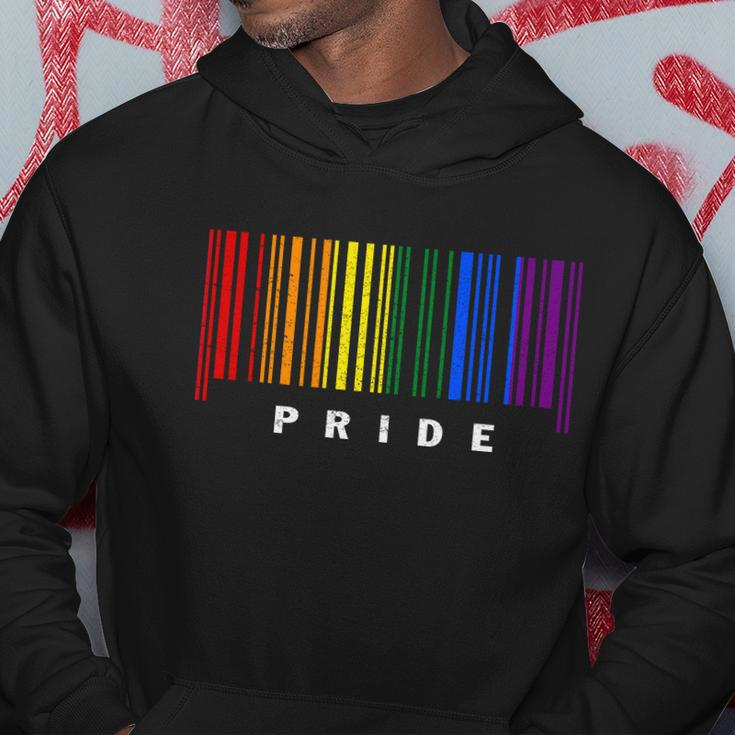 Lgbt Gay Barcode Support Lgbtq Ally Rainbow Pride Gay Flag Hoodie Unique Gifts