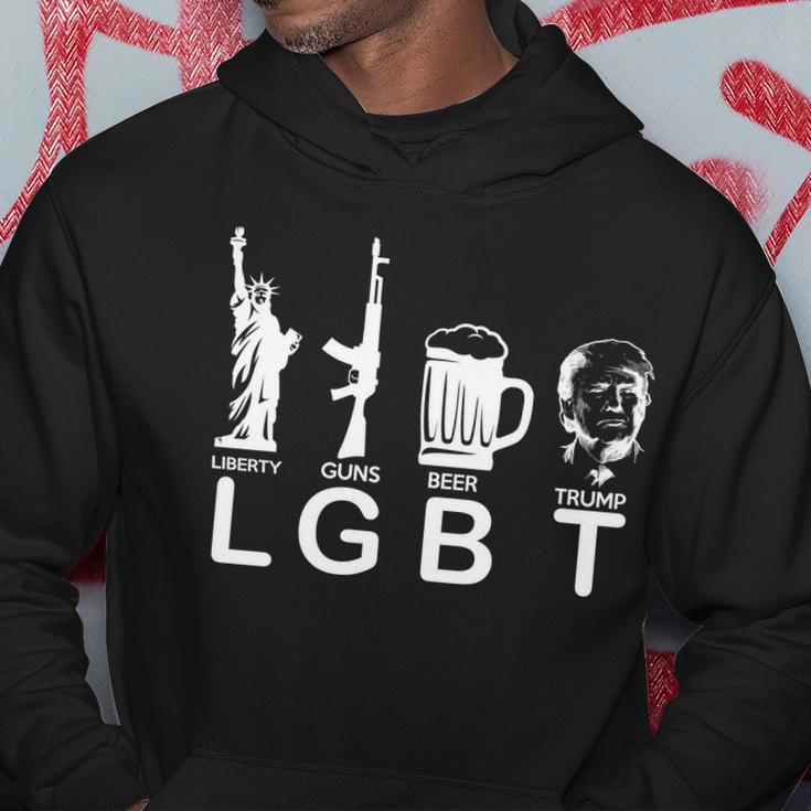 Lgbt Liberty Guns Beer Pro Donald Trump Hoodie Unique Gifts