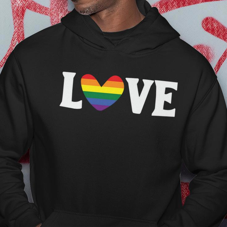 Love Heart Lgbt Gay Pride Lesbian Bisexual Ally Quote Hoodie Unique Gifts