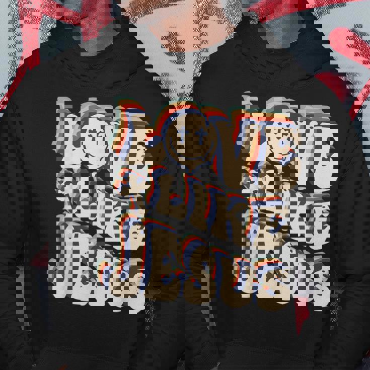 Love Like Jesus Christian God Lover Funny Words On Back V3 Hoodie Personalized Gifts