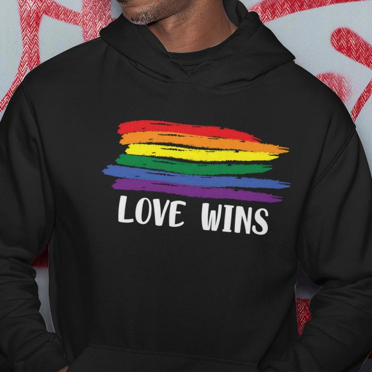 Love Wins Lgbt Gay Pride Lesbian Bisexual Ally Quote V3 Hoodie Unique Gifts