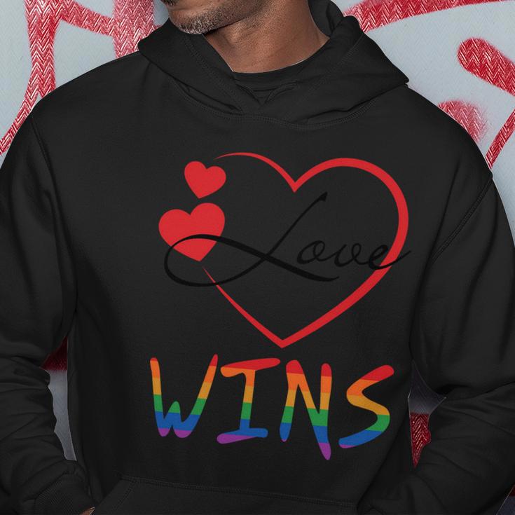 Love Wins Lgbtq Pride Garphic Pride Month Lgbt Hoodie Unique Gifts