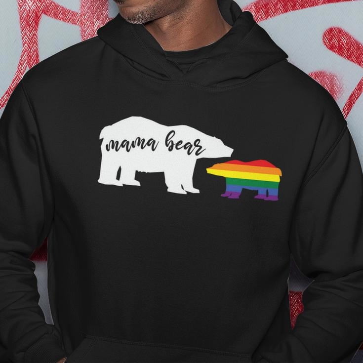 Mama Bear Lgbt Gay Pride Lesbian Bisexual Ally Quote Hoodie Unique Gifts