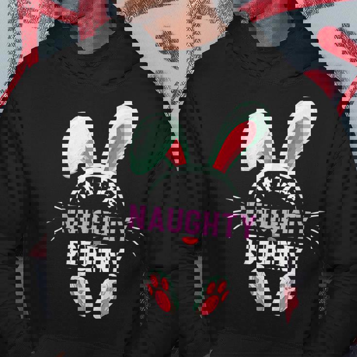 Matching Easter Party Graphic Im The Naughty Bunny Men Hoodie Personalized Gifts
