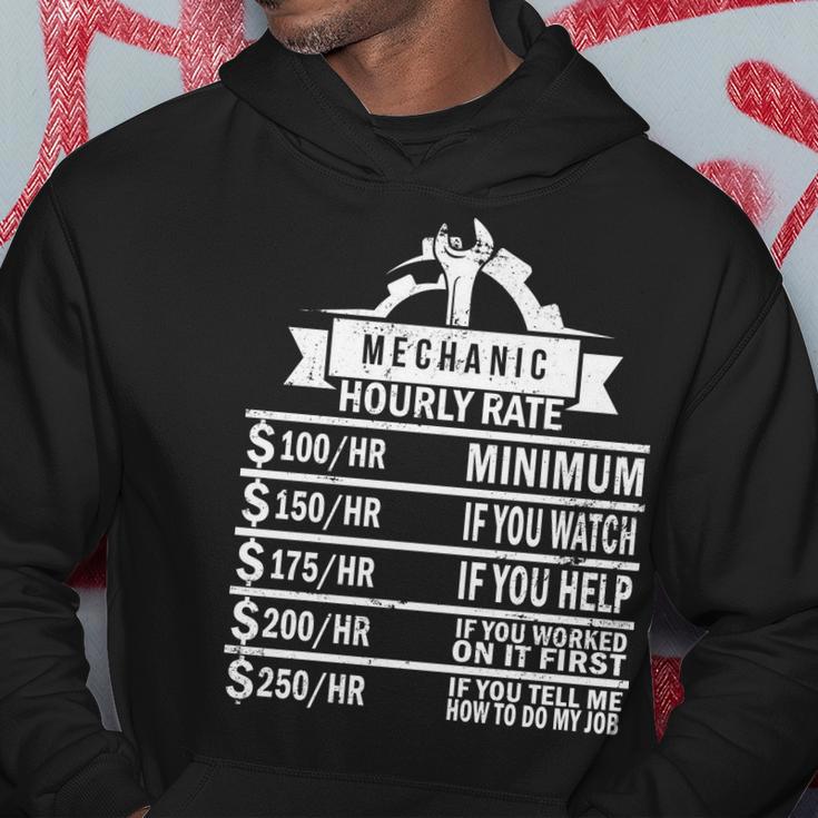 Mechanic Hourly Rate Tshirt Hoodie Unique Gifts