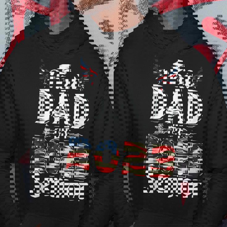 Mens Proud Dad Of A 2023 Senior Graduate Father Graduation Hoodie Personalized Gifts