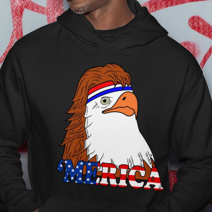 Merica Bald Eagle Retro Usa Flag V2 Hoodie Unique Gifts