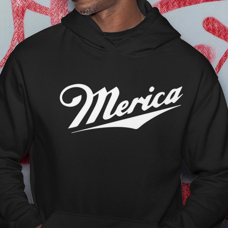 Merica Simple Logo Hoodie Unique Gifts