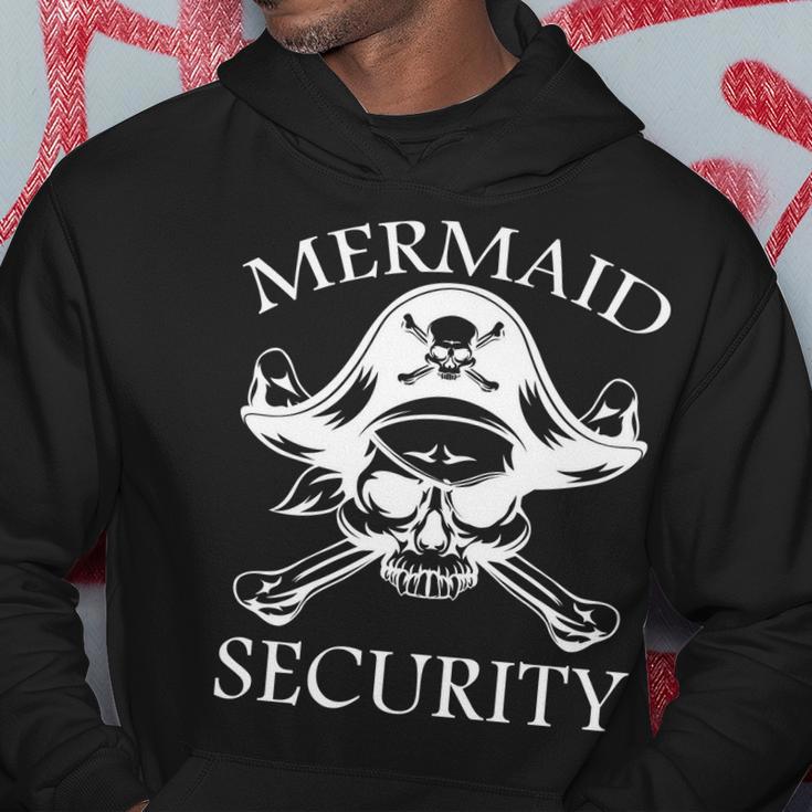 Mermaid Security Pirate Skull Hoodie Unique Gifts