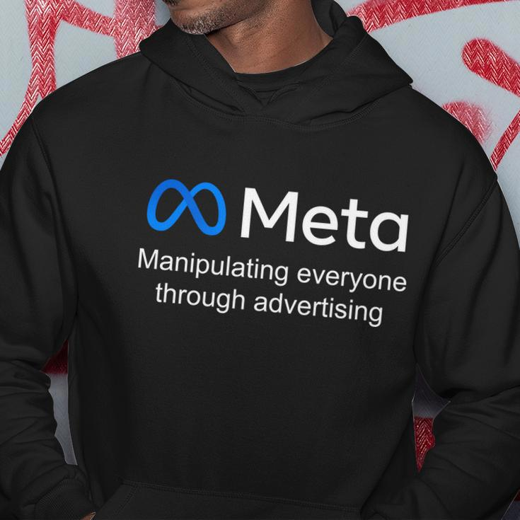 Meta Manipulating Everyone Through Advertising Hoodie Unique Gifts