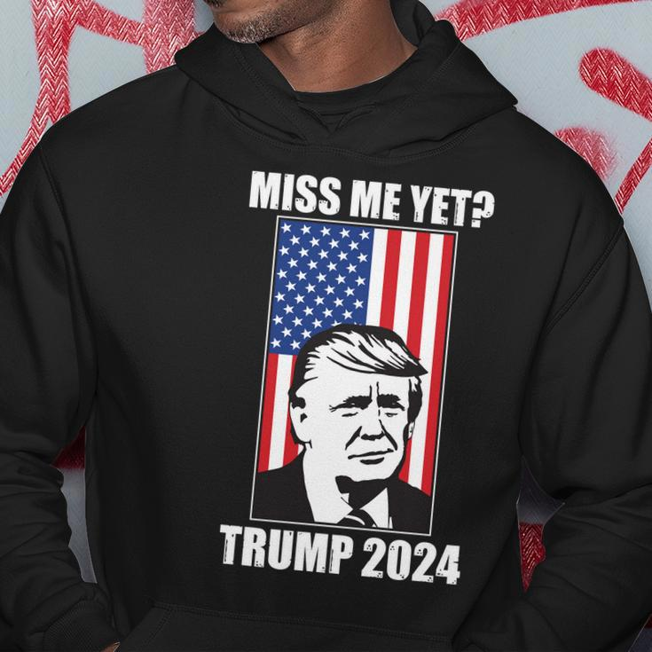 Miss Me Yet Trump 2024 Usa American Flag Tshirt Hoodie Unique Gifts
