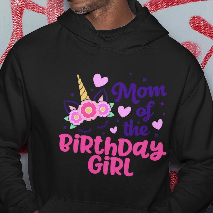 Mom Of The Birthday Girl Unicorn Birthday Unicorn Mom Men Hoodie Personalized Gifts