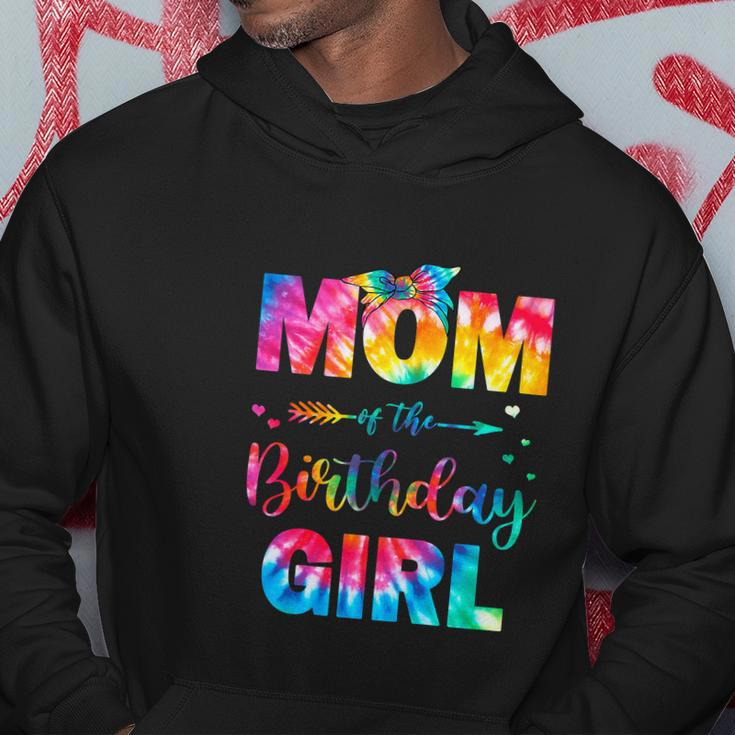 Mom Of The Birthday Girl Funny Mama Tie Dye Hoodie Unique Gifts