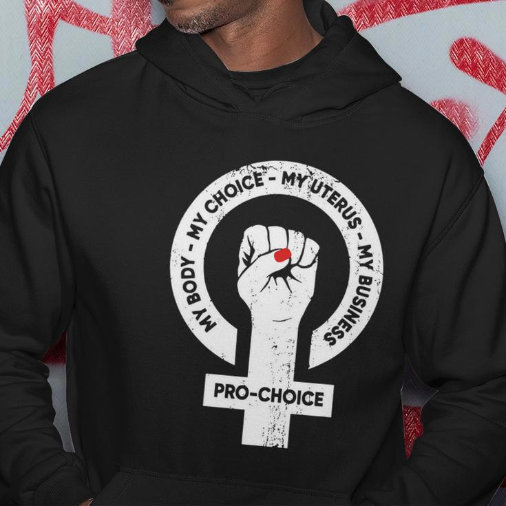 My Body Choice Uterus Business Women V3 Hoodie Unique Gifts