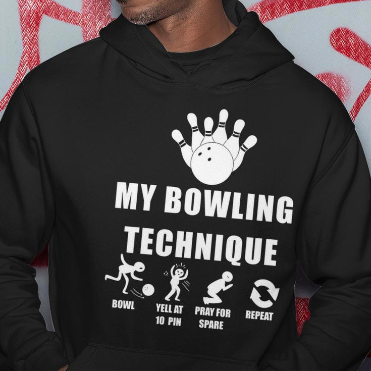 My Bowling Technique Hoodie Unique Gifts