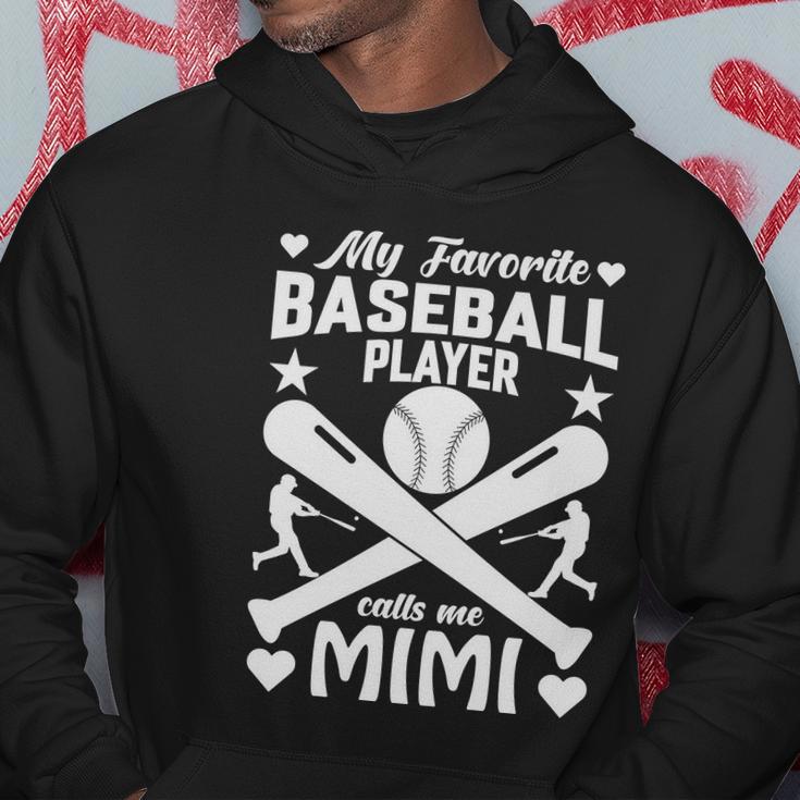 My Favorite Baseball Player Calls Me Mimi Hoodie Unique Gifts