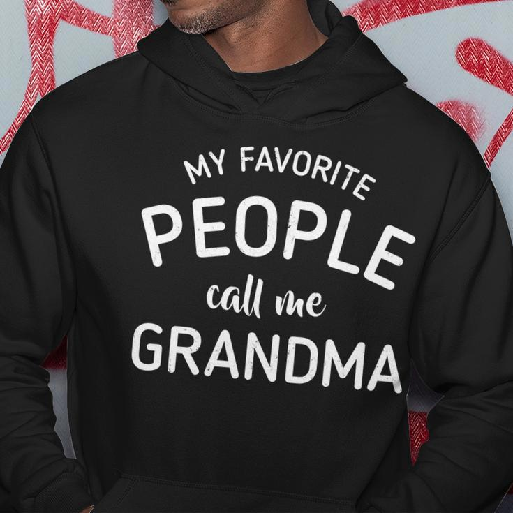 My Favorite People Call Me Grandma V2 Hoodie Unique Gifts
