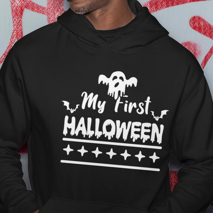 My First Halloween Ghost Funny Halloween Quote Hoodie Unique Gifts