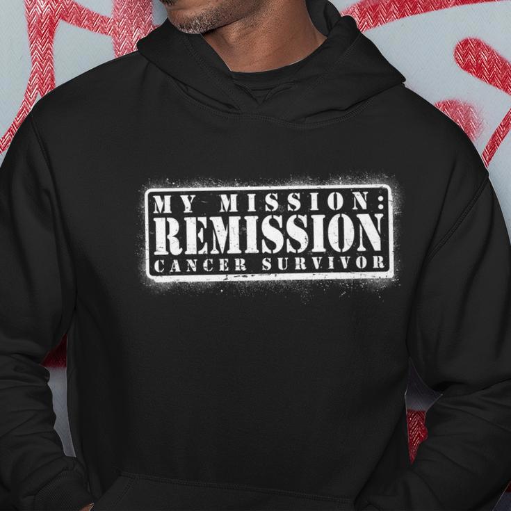 My Mission Remission Cancer Survivor Stamp Hoodie Unique Gifts