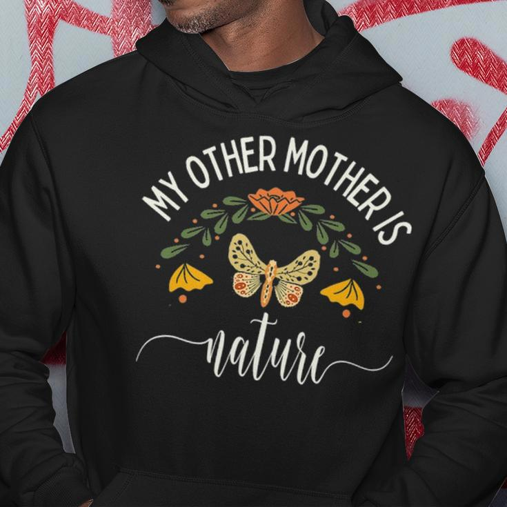 My Other Mother Is Nature Cute Women Earth Day Hiking Lover Mothers Day Hoodie Personalized Gifts