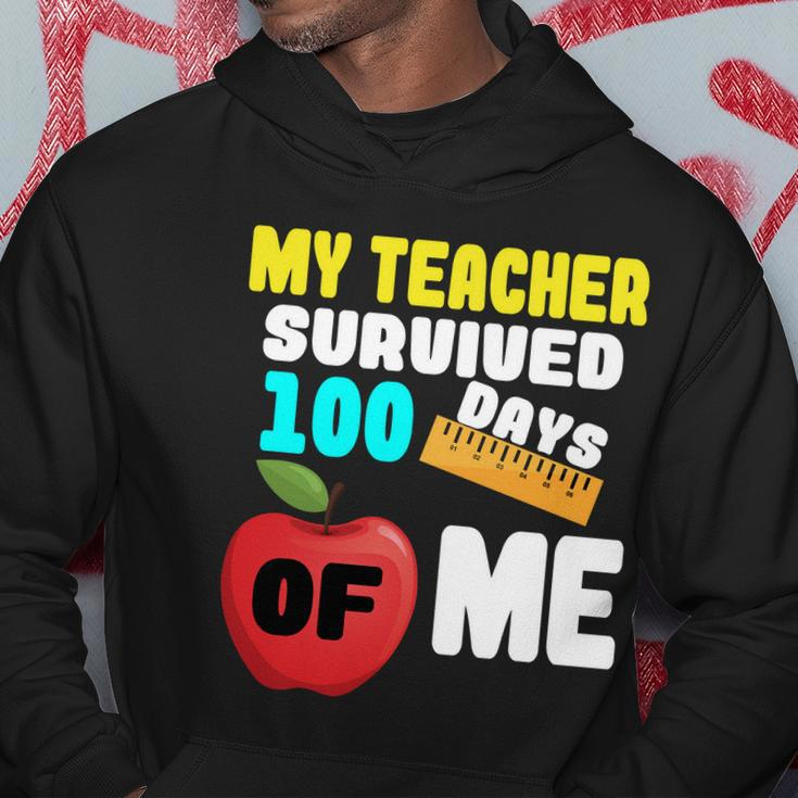 My Teacher Survived 100 Days Of Me V2 Hoodie Unique Gifts