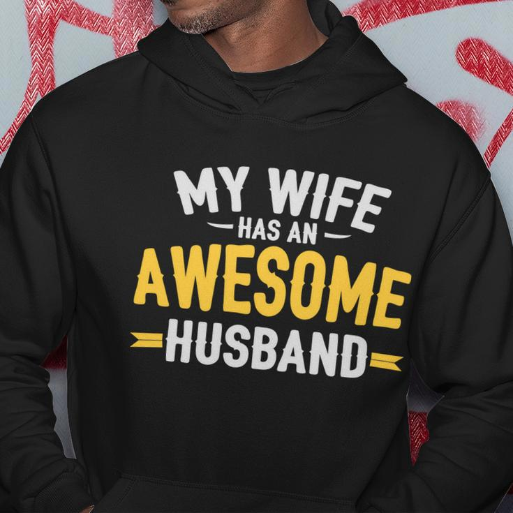 My Wife Has An Awesome Husband Tshirt Hoodie Unique Gifts