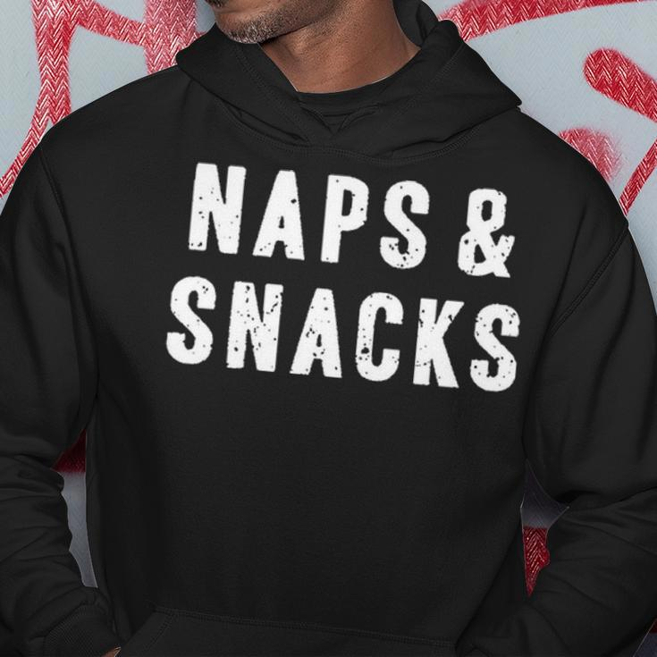 Naps And Snacks Hoodie Funny Gifts