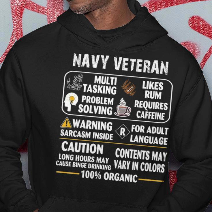 Navy Veteran - 100 Organic Hoodie Unique Gifts