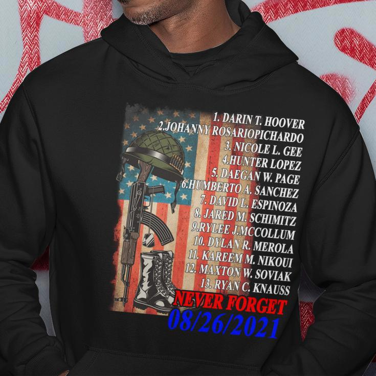 Never Forget Of Fallen Soldiers 13 Heroes Name 08-26-2021 Tshirt Hoodie Unique Gifts