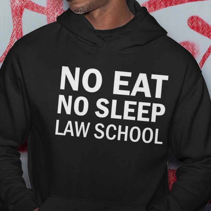 No Eat No Sleep Law School Funny Student Teachers Graphics Plus Size Hoodie Personalized Gifts