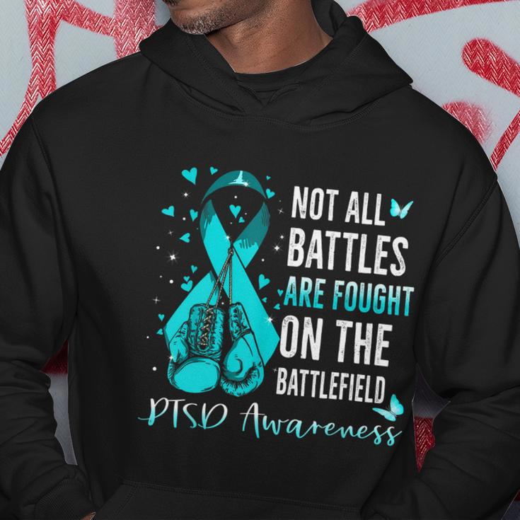 Not All Battles Are Fought On The Battlefield Ptsd Awareness Hoodie Unique Gifts