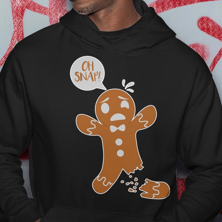 Oh Snap Funny Gingerbread Christmas Hoodie Unique Gifts