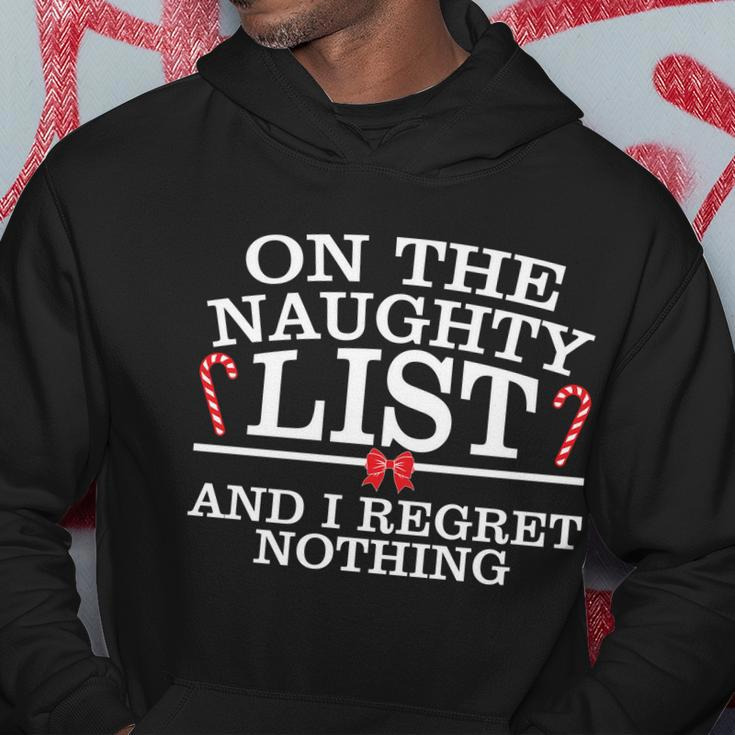 On The Naughty List Funny Christmas Hoodie Unique Gifts