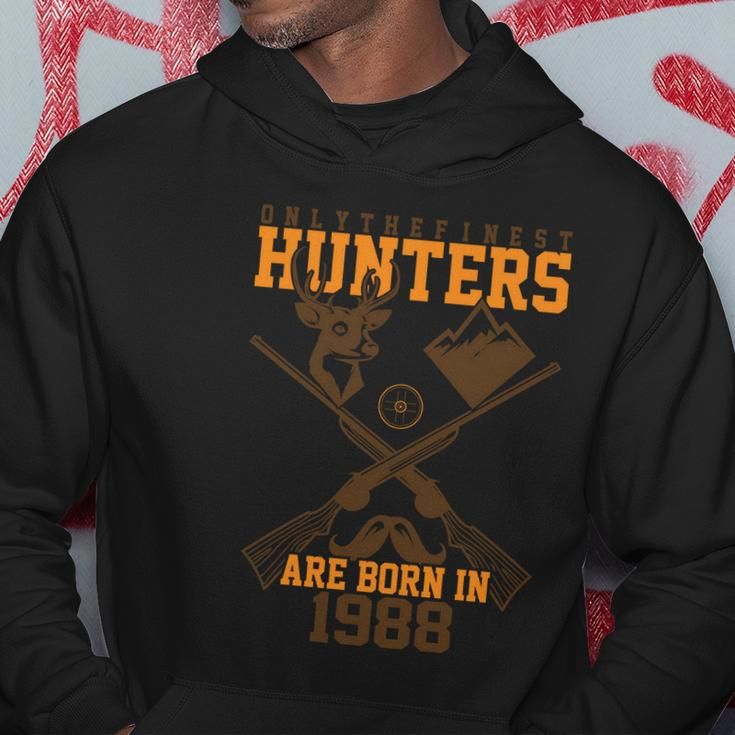 Only The Finest Hunters Are Born In 1988 Halloween Quote Hoodie Unique Gifts
