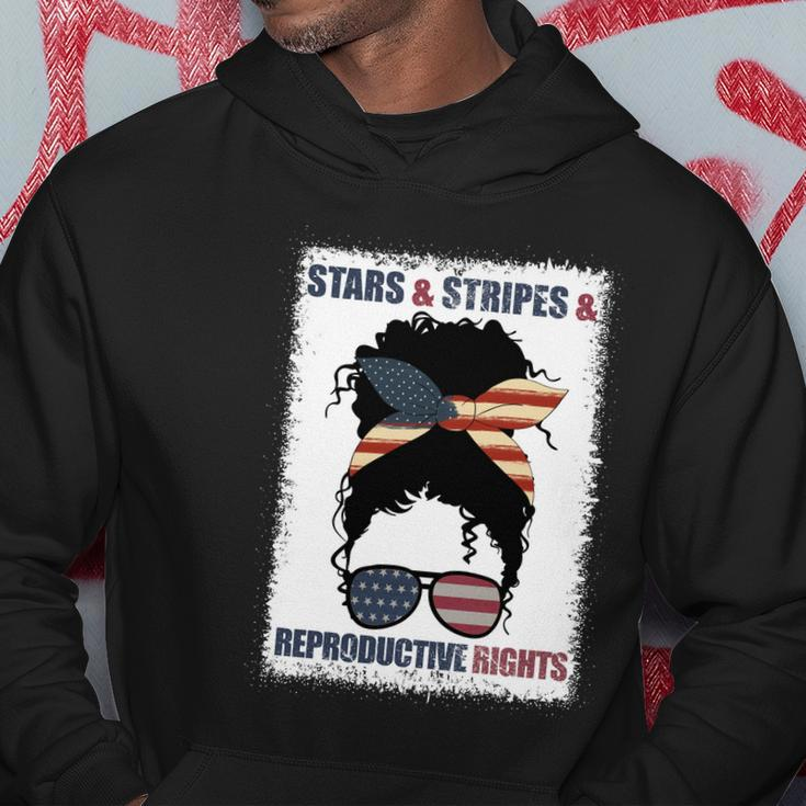 Patriotic 4Th Of July Stars Stripes And Reproductive Rights Meaningful Gift Hoodie Unique Gifts
