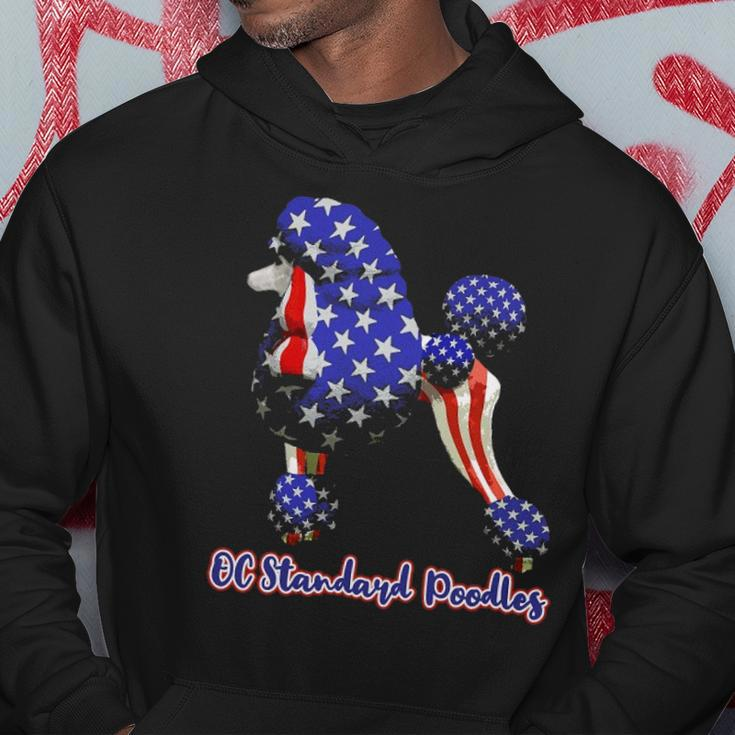 Patriotic Flag Poodle For American Poodle Lovers Hoodie Unique Gifts