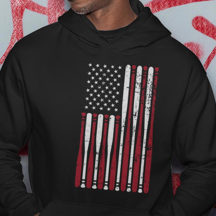 Patriotic Us American Baseball Bats And Stars Stripes Flag Great Gift Hoodie Unique Gifts