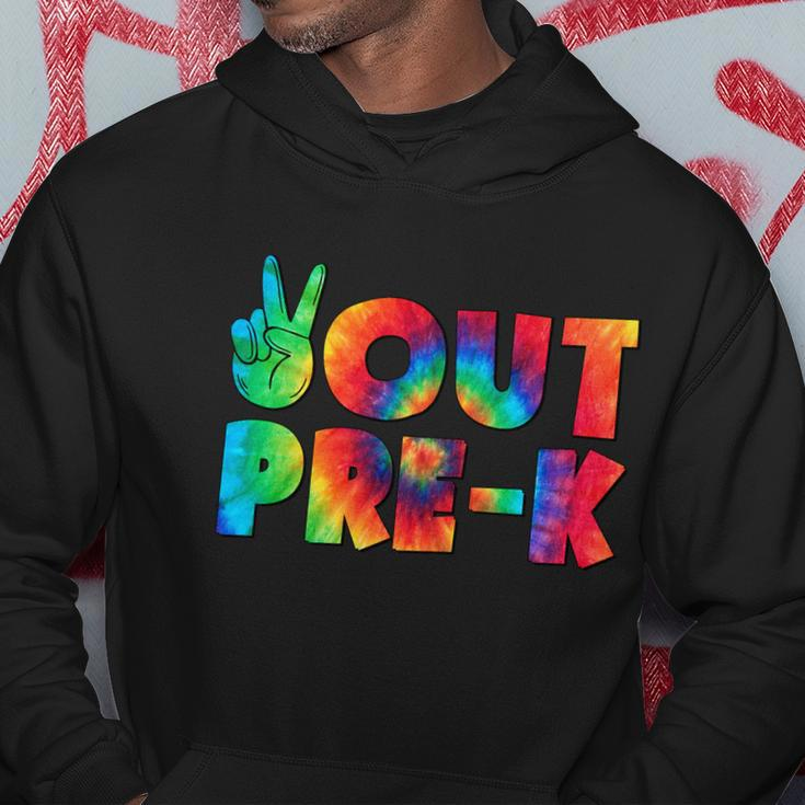 Peace Out Prefunny Giftk Graduation Tie Dye Happy Last Day Of School Gift Hoodie Unique Gifts