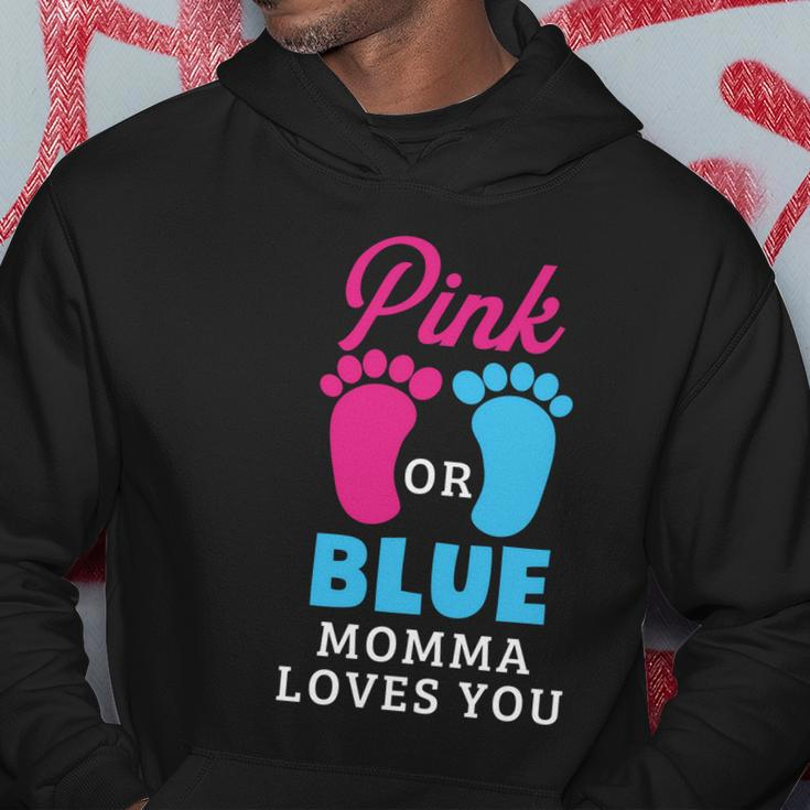 Pink Or Blue Pa Loves You Gender Reveal Meaningful Gift Hoodie Unique Gifts