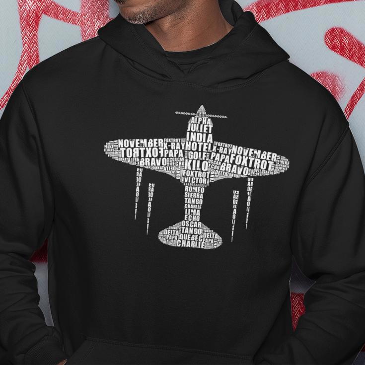 Plane Phonetic Alphabet Hoodie Unique Gifts