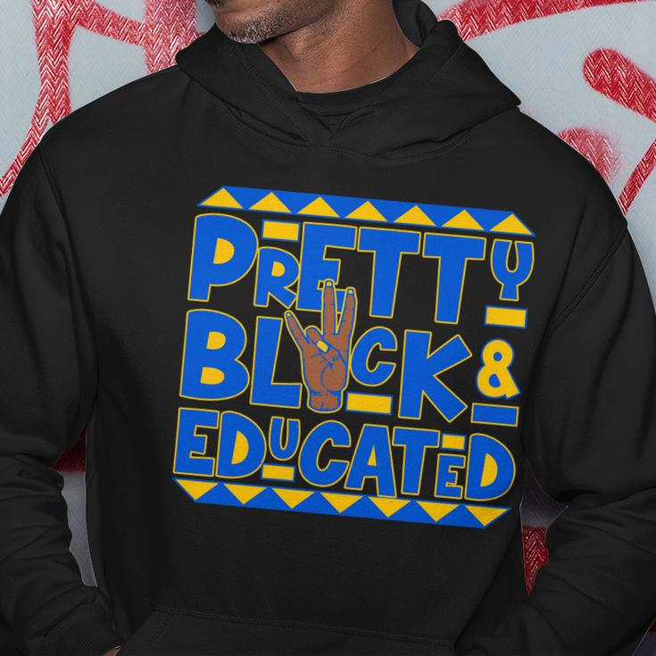 Pretty Black And Educated Sigma Gamma Rho Hand Sign Hoodie Unique Gifts