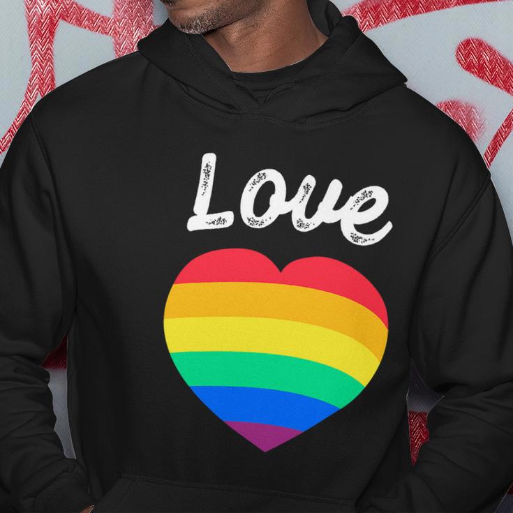 Pride Month Funny Rainbow Heart Gay And Lgbt Hoodie Unique Gifts