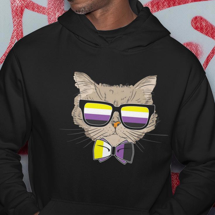 Pride Month Nonbinary Gay Pride Cat Lgbt Hoodie Unique Gifts