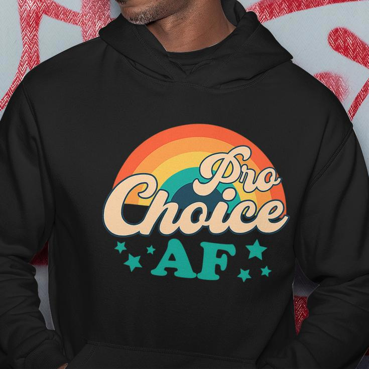 Pro Choice Af Reproductive Rights Rainbow Vintage Hoodie Unique Gifts
