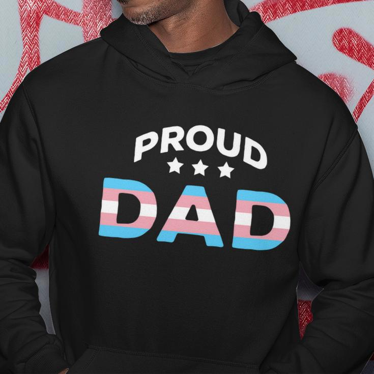 Proud Dad Of Transgender Lgbt Trans Flag Meaningful Gift Design Funny Gift Hoodie Unique Gifts