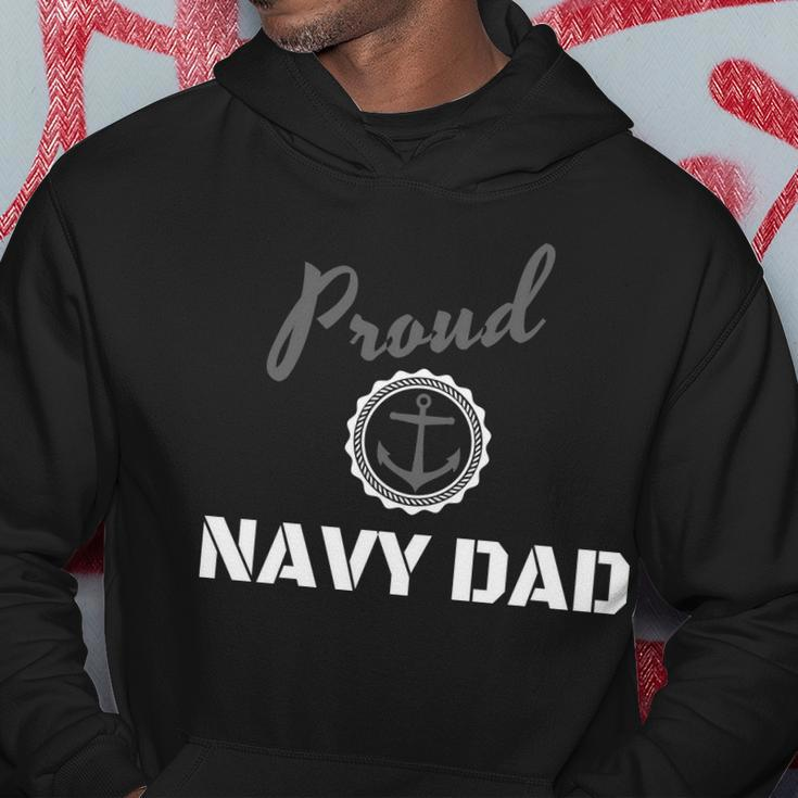 Proud Navy Dad V2 Hoodie Unique Gifts