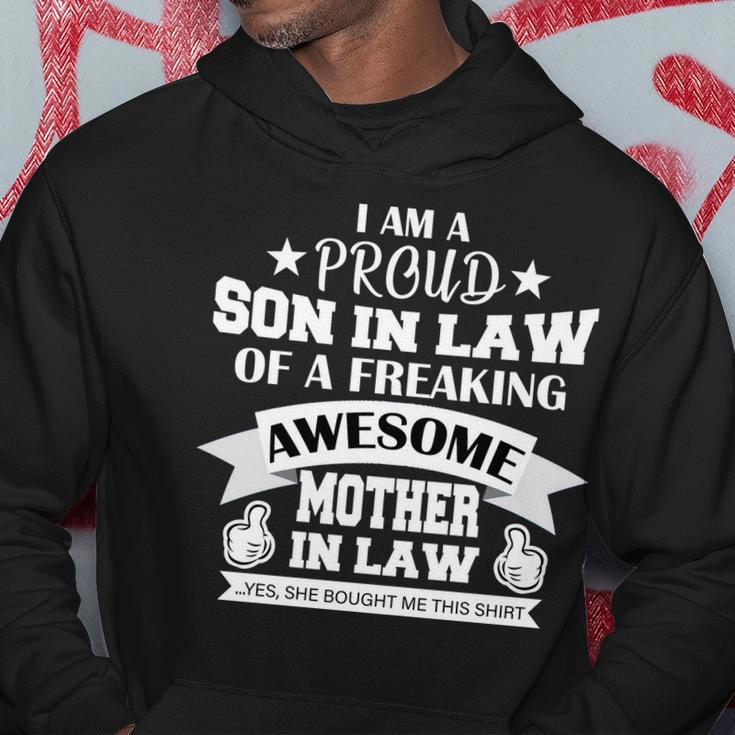 Proud Son In Law Of An Awesome Mother In Law Hoodie Unique Gifts