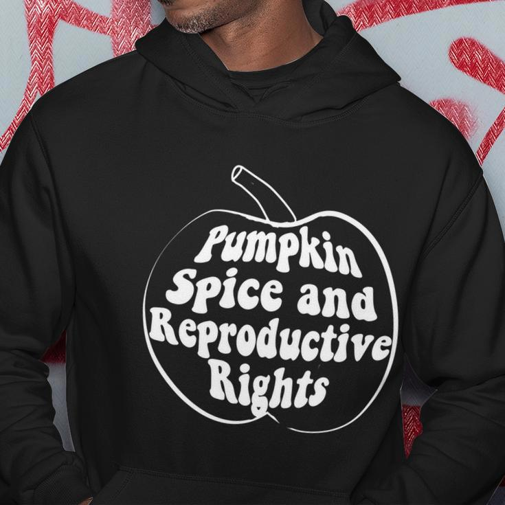 Pumpkin Spice And Reproductive Rights Fall Feminist Choice Gift V6 Hoodie Unique Gifts
